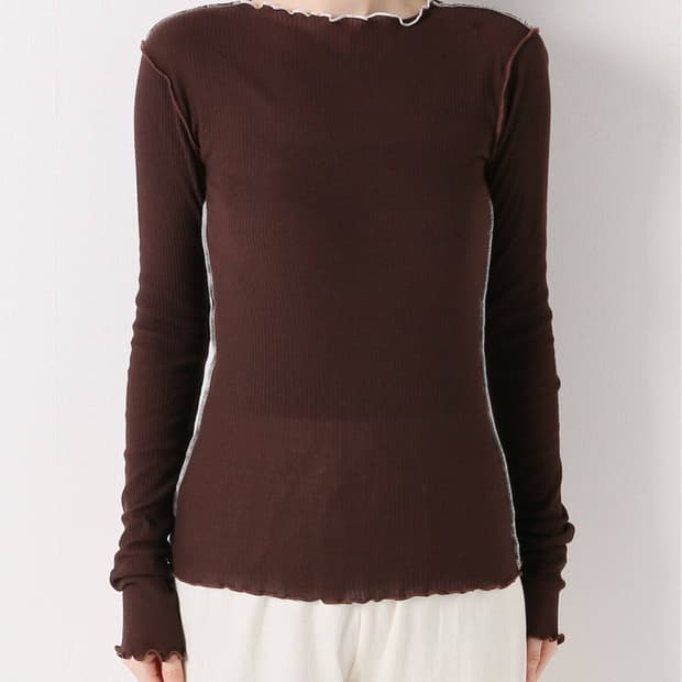 Baserange Vein M Brown 베이스레인지 롱슬리브 베인