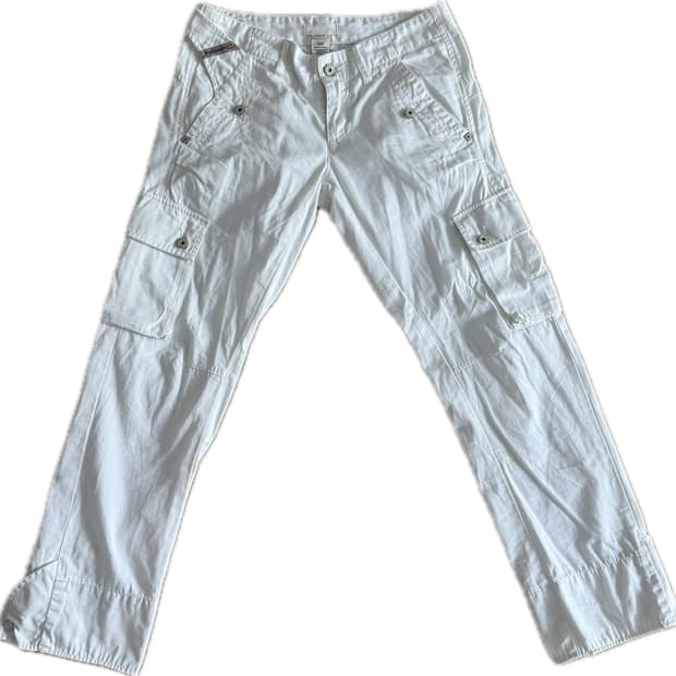 디젤인더스트리 화이트 코튼진 28 상세사이즈ㅇ