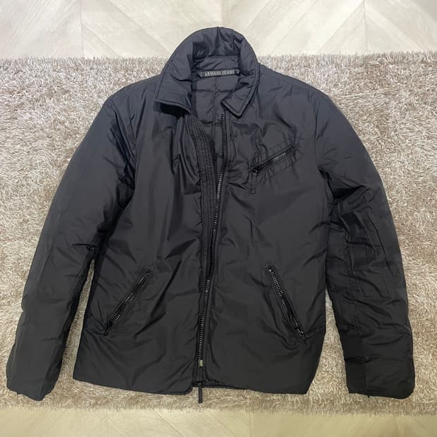 아르마니익스체인지 경량패딩