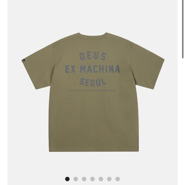 데우스 서울 반팔 올리브 xxl 새상품