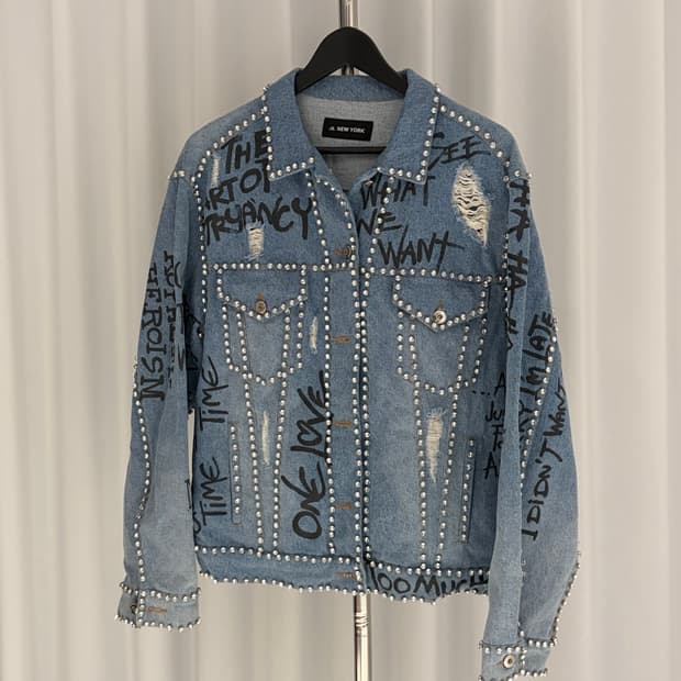 희귀템)보석 청자켓