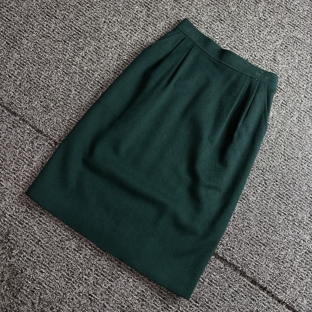 90s YSL 입생로랑 아카이브 핀턱 스커트 3966