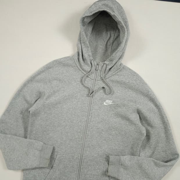 L(100) NIKE 시그니처 후드집업 그레이