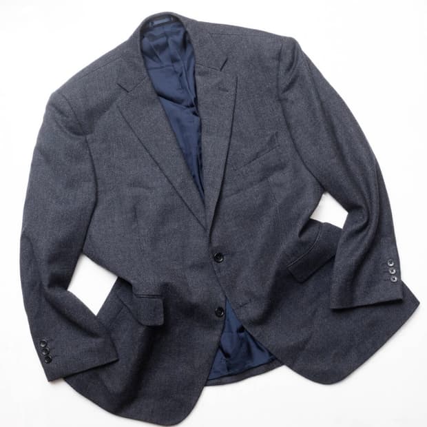 CAF SOHO 재패니즈 로얄 패브릭 울-캐시미어 자켓