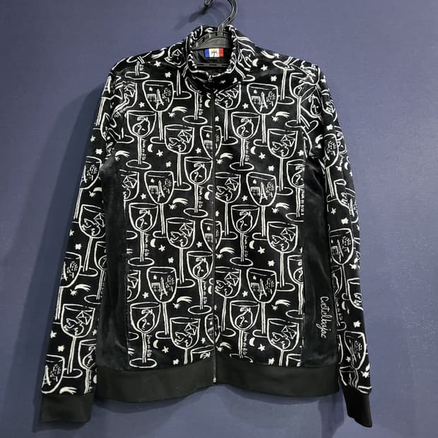 까스텔바작 패턴 집업 자켓