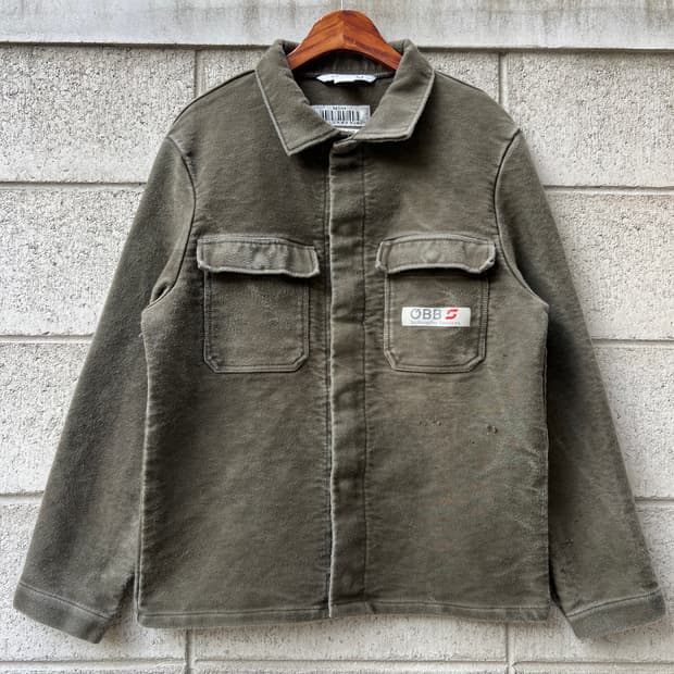 OLD EURO MOLESKIN FRENCH WORK 빈티지몰스킨워크자켓