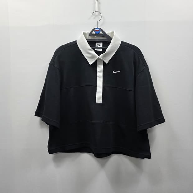 0141  나이키 여성 오버사이즈 반팔 폴로 탑