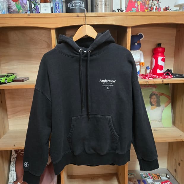 앤더슨벨 크롭 후드티 M 100 공용