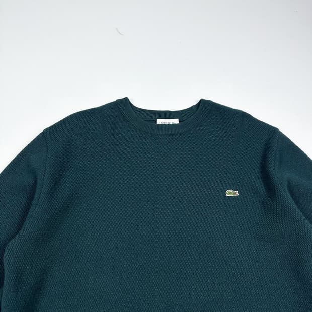 라코스테 크록 그린 크루넥 니트 (XXL)