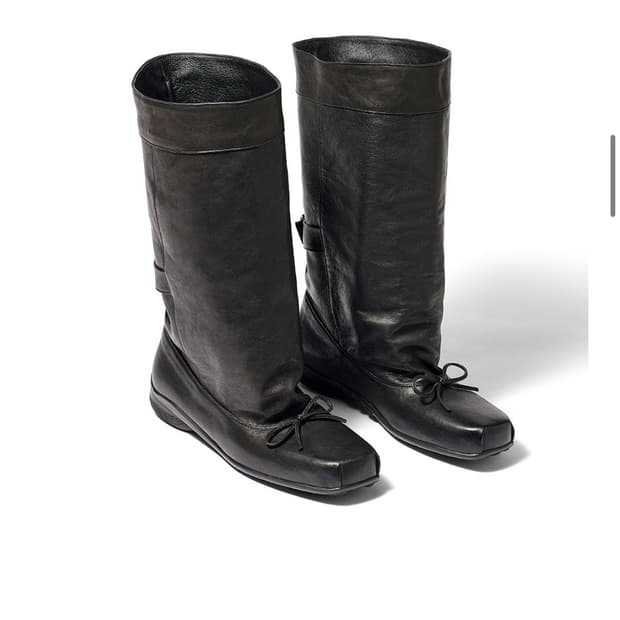 BALLET SLOUCHY BOOTS, BLACK