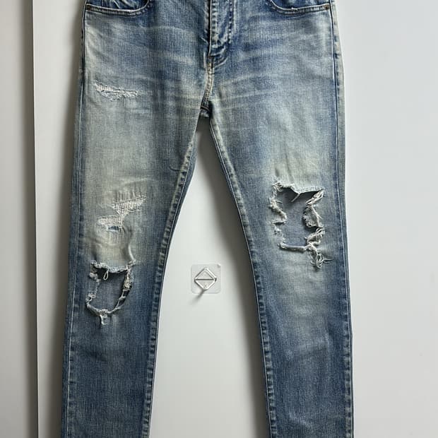 생로랑 16시즌 에디슬리먼 디스진 청데님 