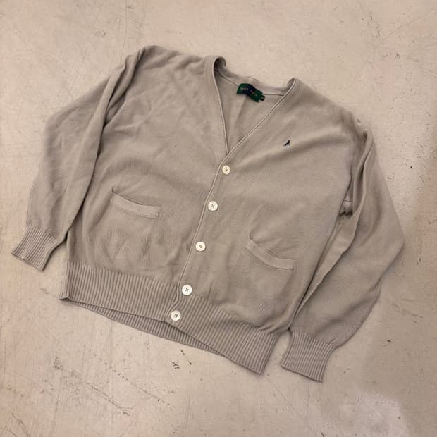 빈폴 스몰로고 코튼 가디건