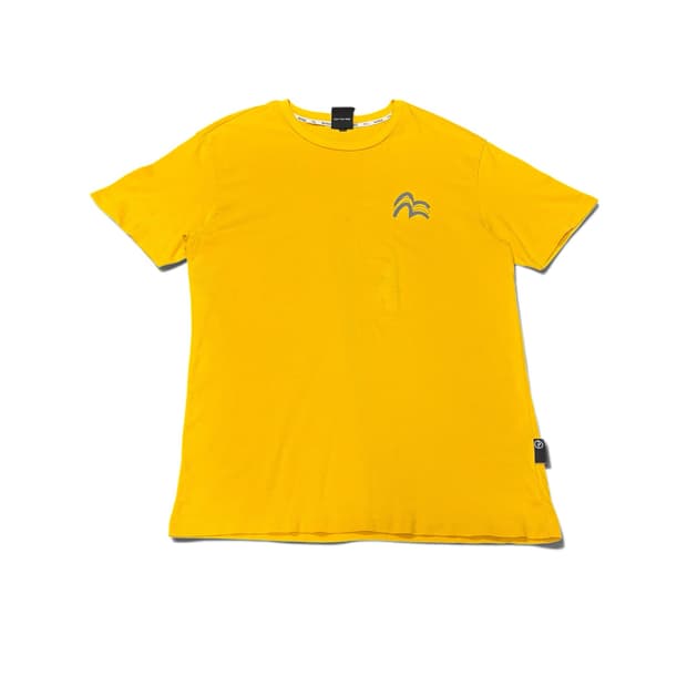 95 에비수 EVISU 머스타드 백로고 반팔티