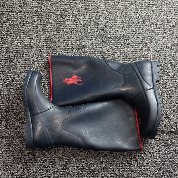 폴로 랄프로렌 빅포니 롱 레인부츠 3585