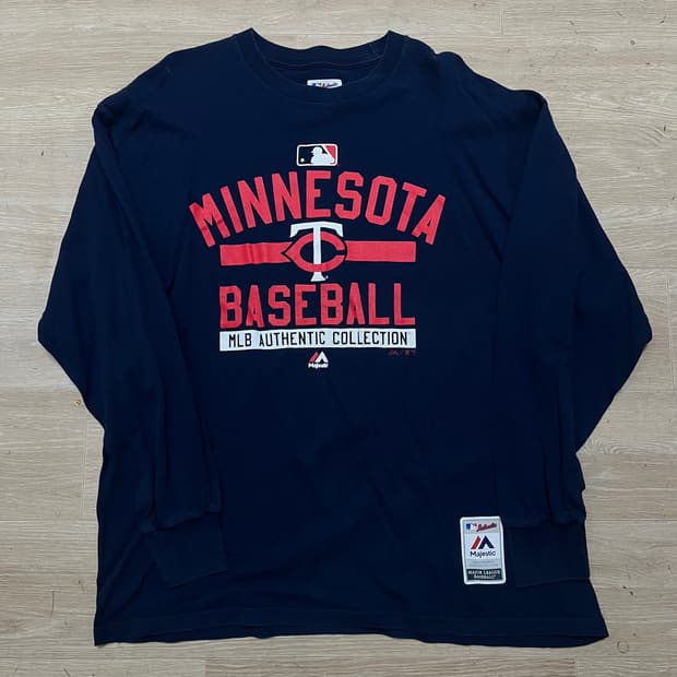 마제스틱 Majestic 미네소타 베이스볼 롱슬리브 XL/105