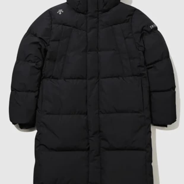 데상트 구스다운 롱패딩