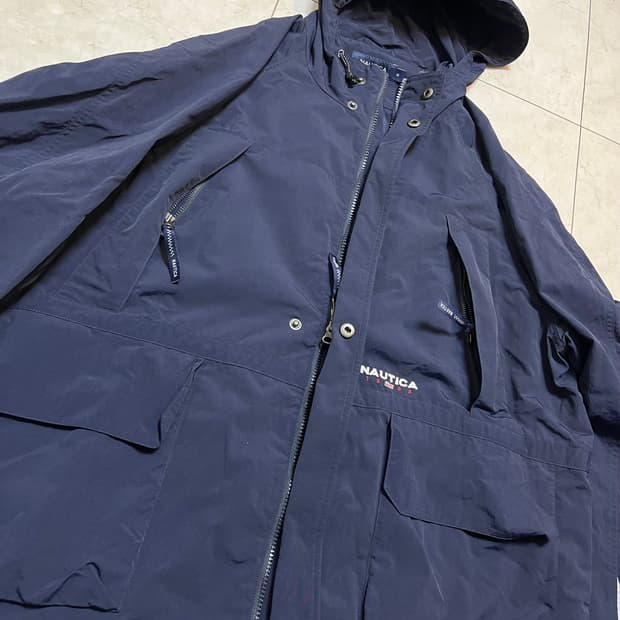 노티카 nautica 블루 윈드브레이커