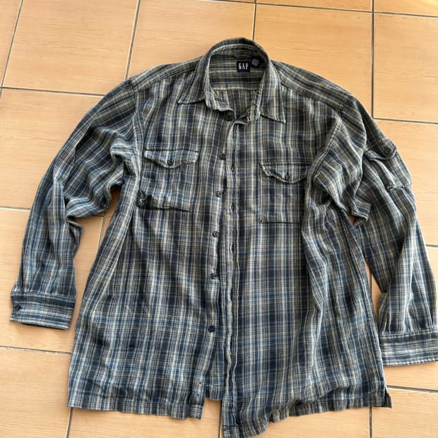 90‘s Old gap 올드갭 체크셔츠