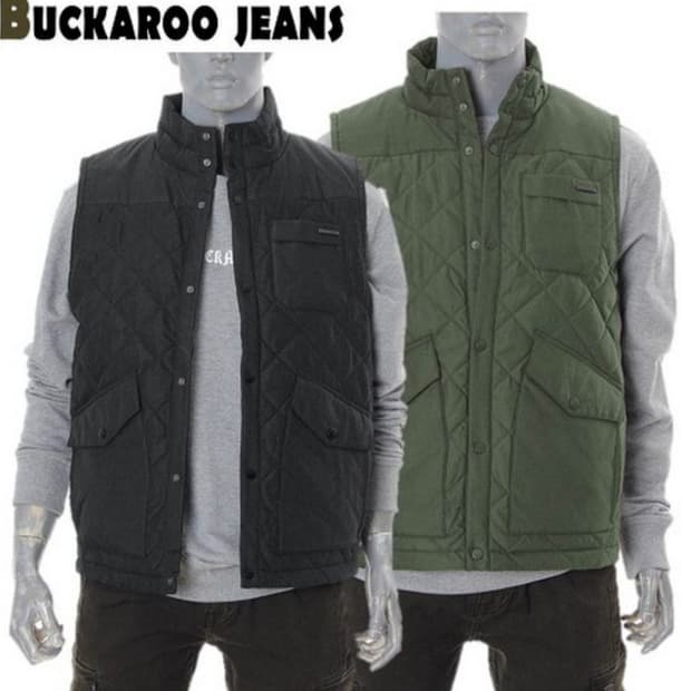 버커루 남성 PN 6온스 퀄팅 베스트, 퀄팅조끼 M