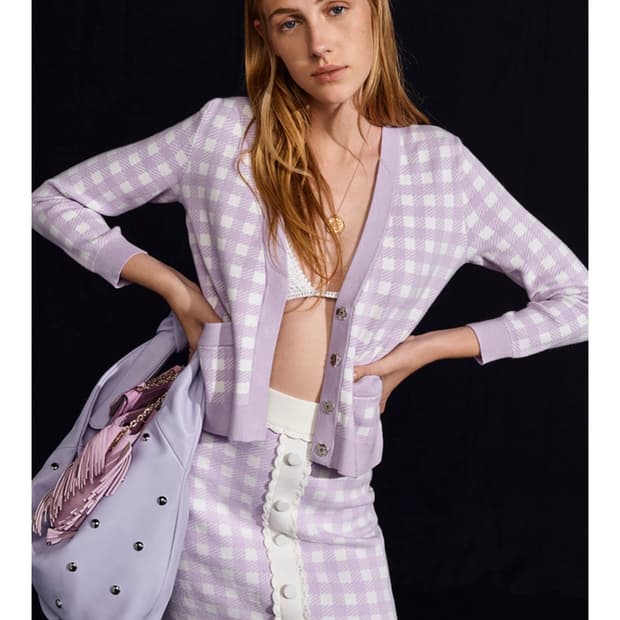 마쥬 자카드 스커트