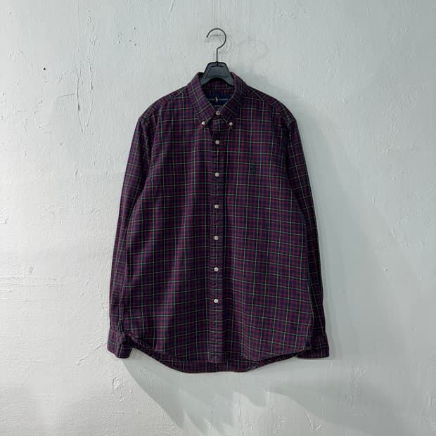 폴로랄프로렌 체크남방 M