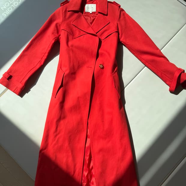 [새상품.정가80] maje 섹시한 레드 트렌치 코트 마쥬 아우터 점퍼
