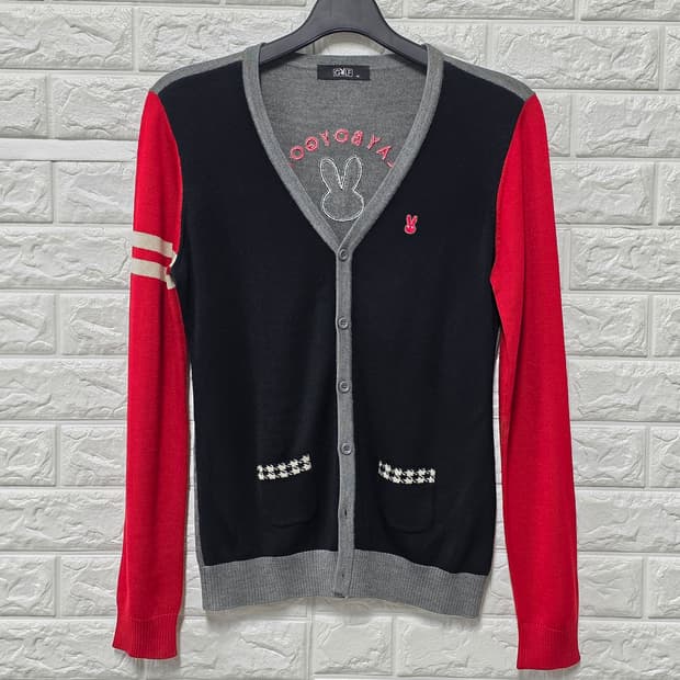 택포) 플레이보이 골프 가디건 95