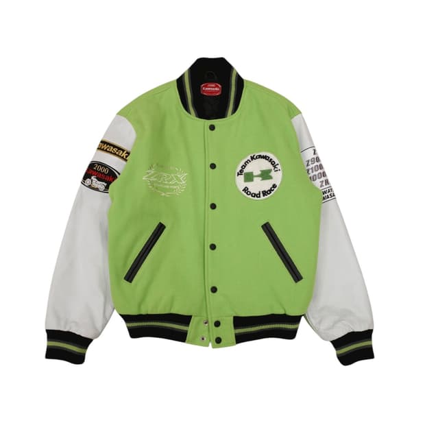 00‘s 가와사키 바시티 자켓