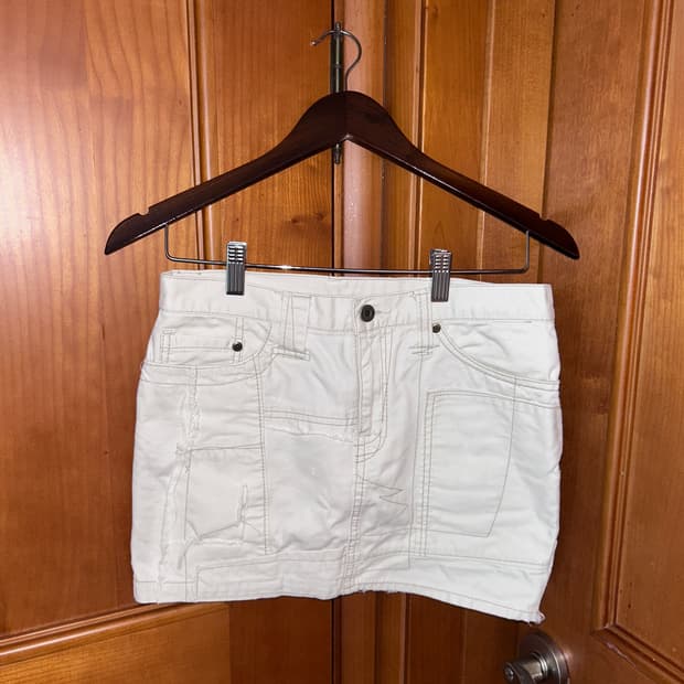 Crackline Mini Skirt
