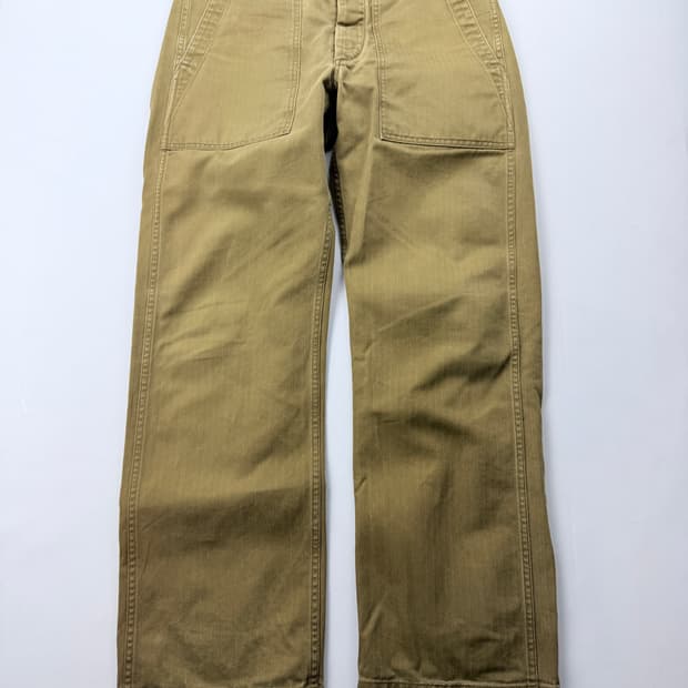 RRL 더블알엘 헤링본 퍼티그팬츠 32X32