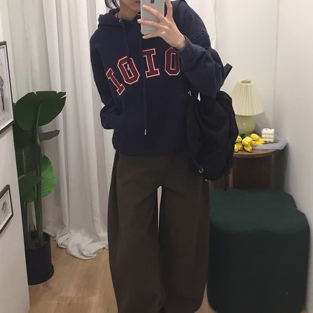 여성 오아이오아이 오버핏 후드티 100