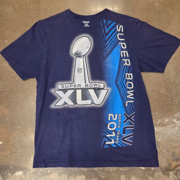 리복 NFL 슈퍼볼 XLV 2011 반팔 티셔츠