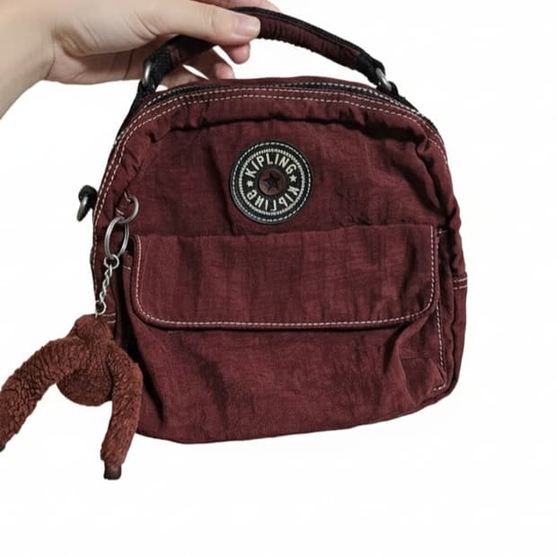 키플링 크로스백/버건디,로즈핑크,와인