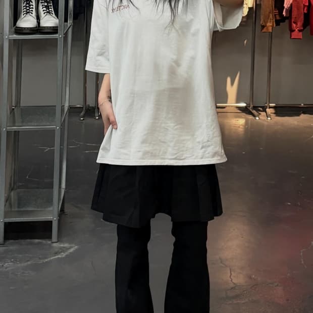 아크테릭스 아크멀디 버드 화이트 반팔 티셔츠 A3536