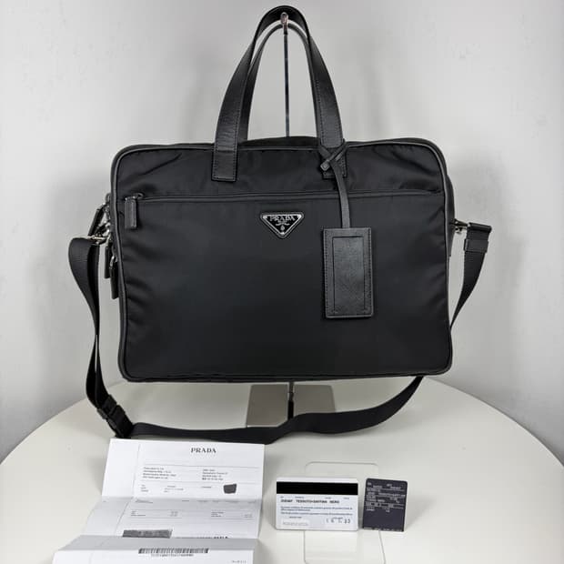 프라다 2VE407 리나일론 브리프케이스 서류가방