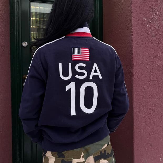 폴로 랄프로렌 성조기 빅포니 USA 집업 (100/105)