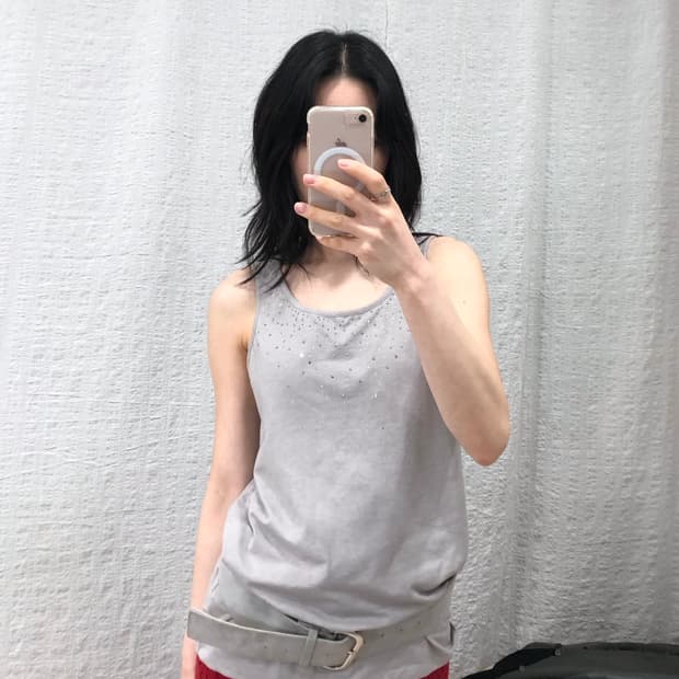 sparkle point sleeveless