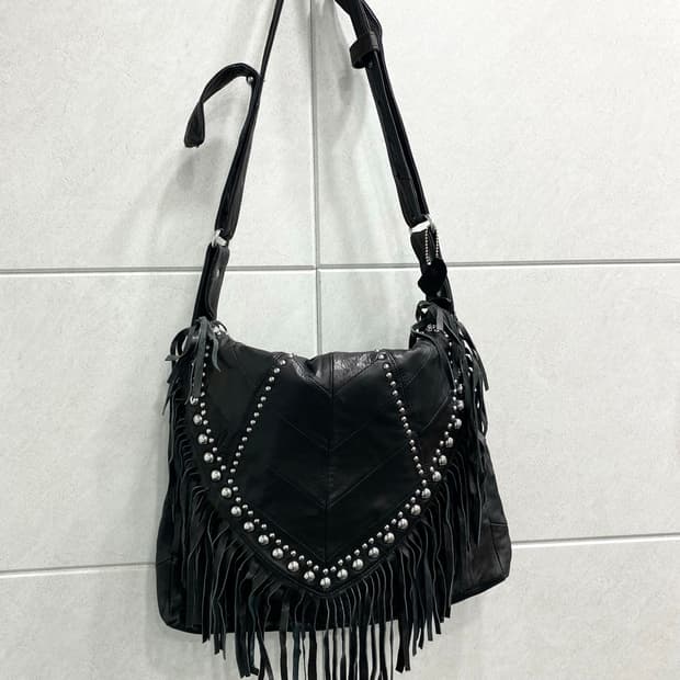 2000s Mood Western Stud Leather Bag