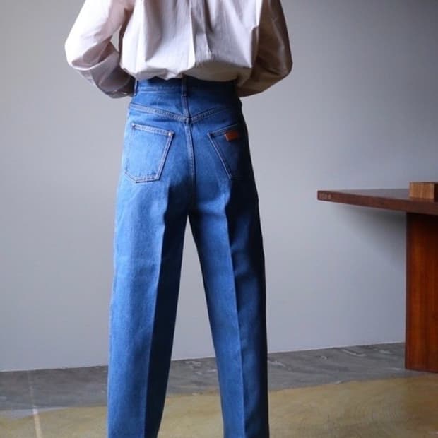 Cristaseya 크리스타세야 블리치드 하이웨스트 데님 청바지 s사이즈