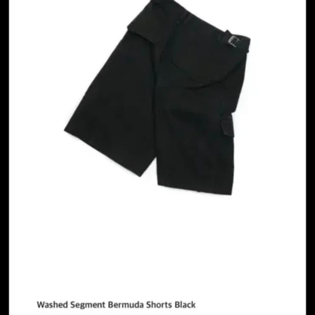 Yiyae Washed Segment Bermuda Shorts(버뮤다)