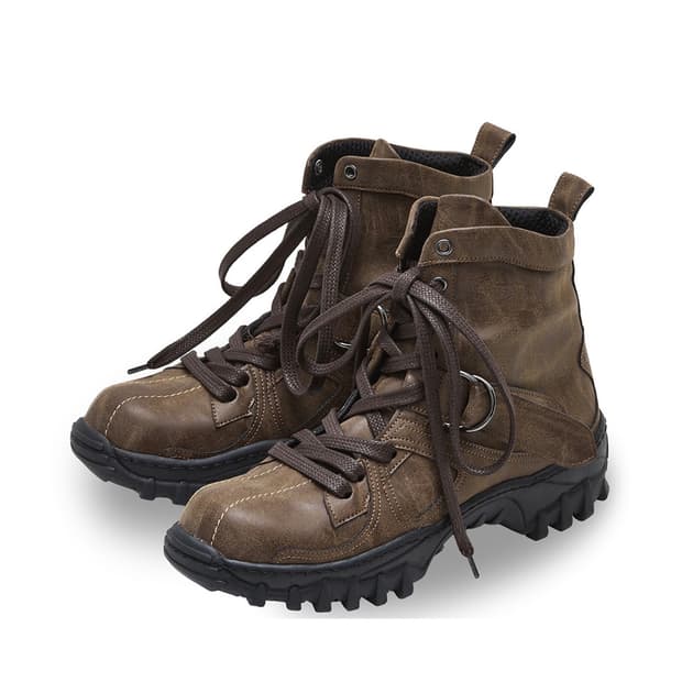 네거티브쓰리 엔지니어 부츠스니커즈 브라운