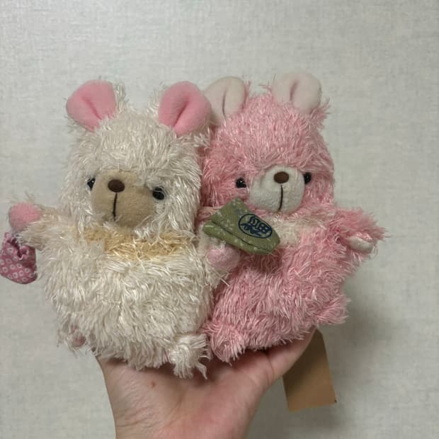 고전 빈티지 시나다컴퍼니 토끼 인형 세트