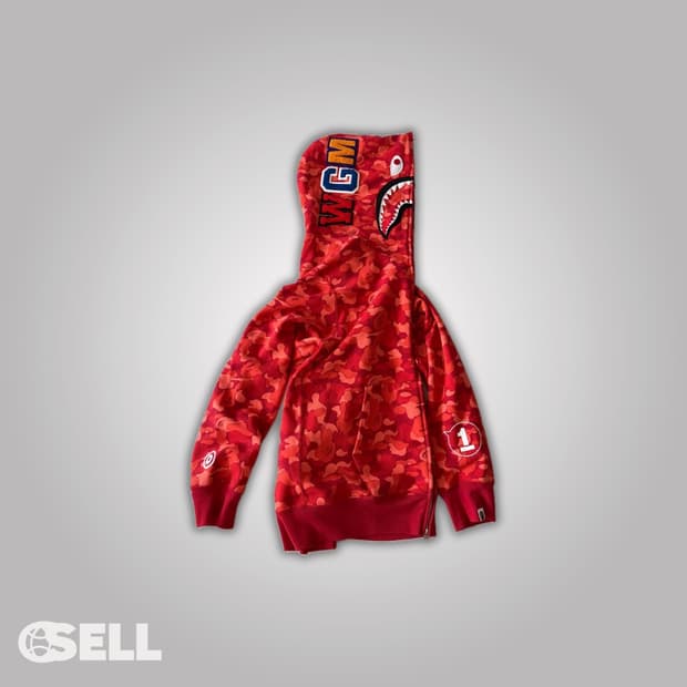 베이프 레드 샤크후드