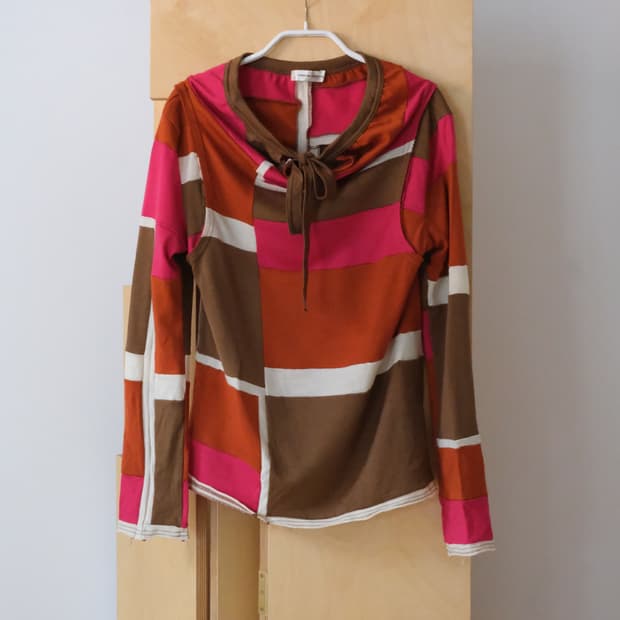 2003 Patchwork Drape Top