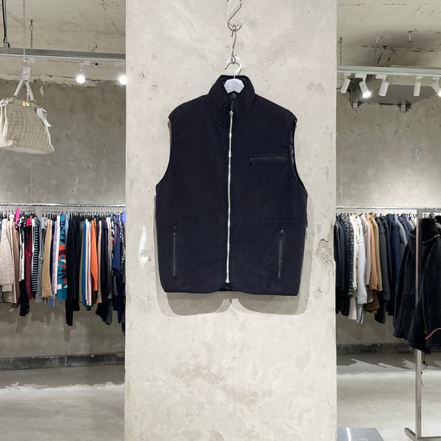 브라운야드 네이비 카센티노 리버시블 베스트 