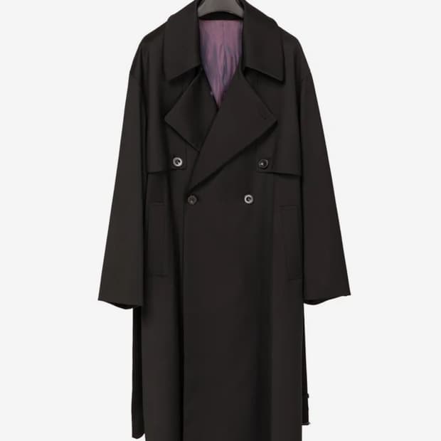 [남성XS]주앙옴므 트렌치코트 블랙