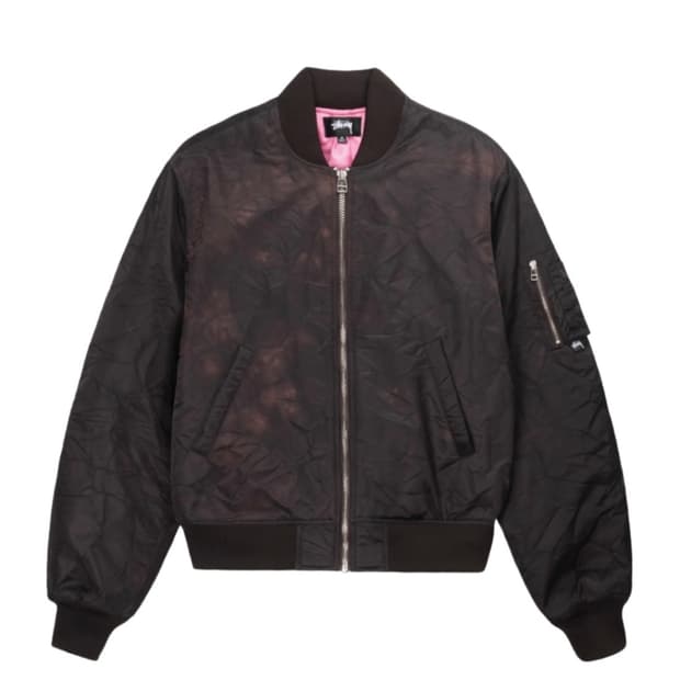 스투시 다이드 나일론 봄버자켓