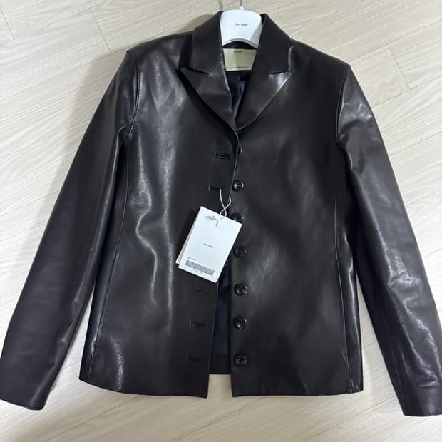 포터리 우먼 레더 블레이저 새상품
