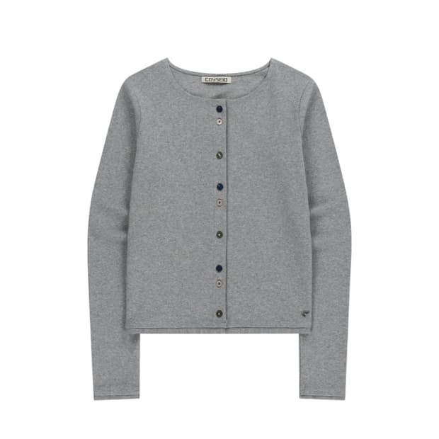 코이세이오 로우 엣지 가디건 그레이