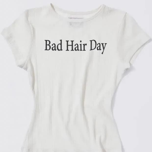 스컬프터 Bad Hair Day Tee White